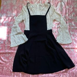 Lauren Conrad bell sleeve dress